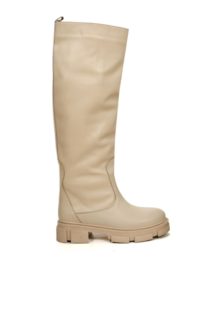 Texia Beige Woman Boots
