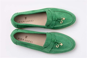 Mansori Yeşil Kadın Loafer Ayakkabı